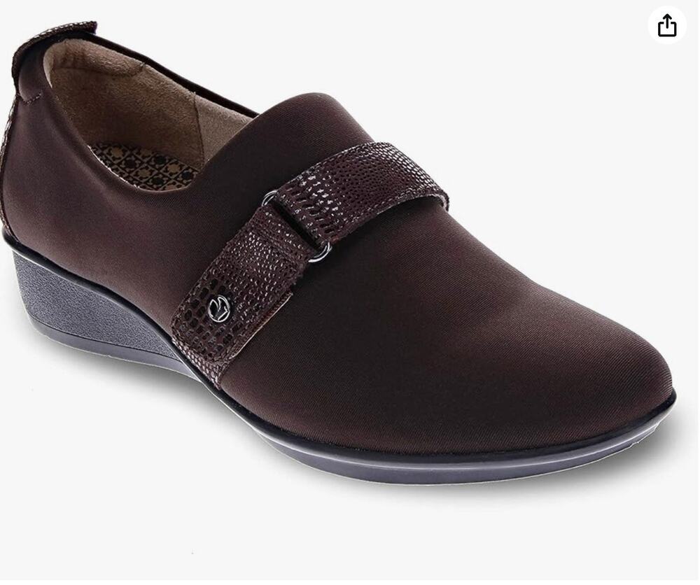 Revere Genoa Stretch Loafers 9 Chocolate Brown NWT NEW Flats Women's Comfort